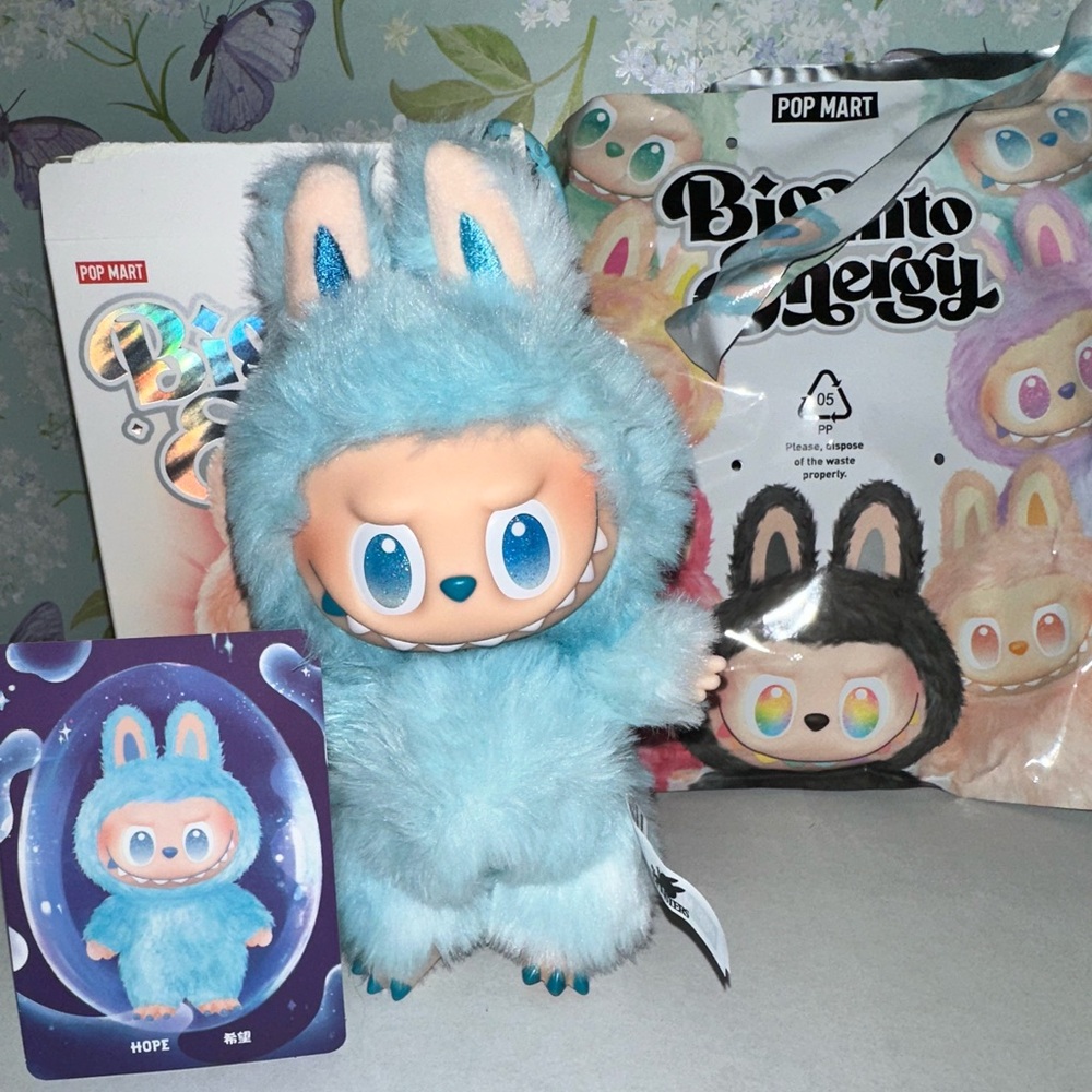 Big Into Energy Labubu Plush Pendant Blind Box "Hope"
